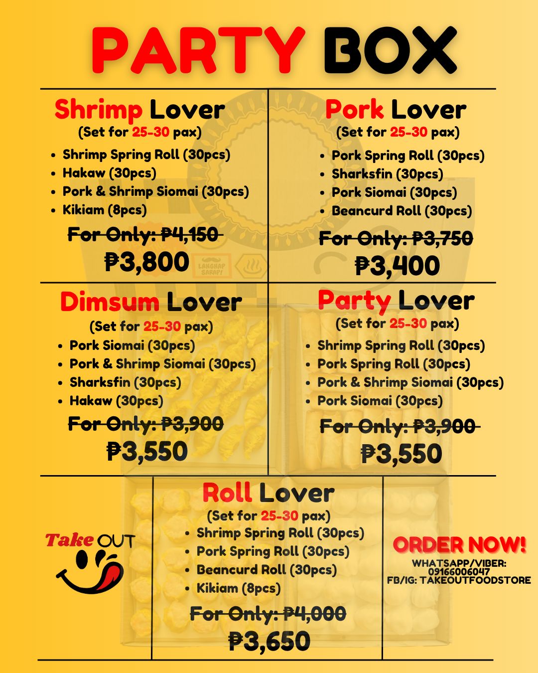 Shrimp Lover Party Box