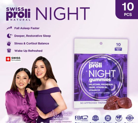 Swiss Proli Night Gummies Sachet
